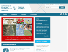 Tablet Screenshot of ewi-vlaanderen.be